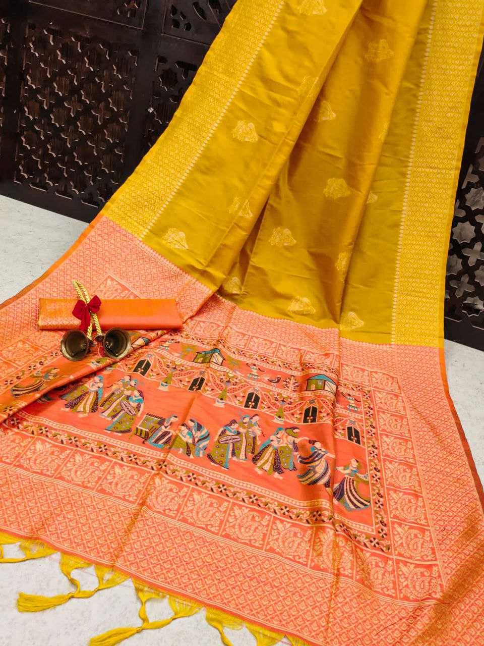 Ynf Soft Silk KESH532 handloom barat 4 Sarees Wholesale Designer Sarees Party Wear Sarees Fancy Sarees Manufacturer