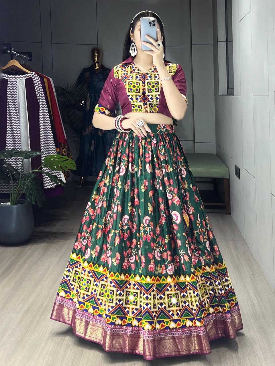 Ynf Soft Silk RIN119 8052 Lehengas Wedding Collections Festive Collections Wholesale Traditional Lehenga Silk Lehenga Printed Lehenga Manufacturer