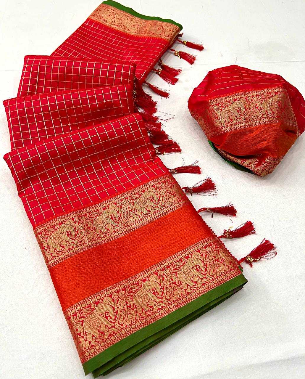 Ynf Soft Silk RIN150 Nx-235 Silk Sarees Wholesale Designer Silk Sarees Zari Border Silk Sarees Manufacturer