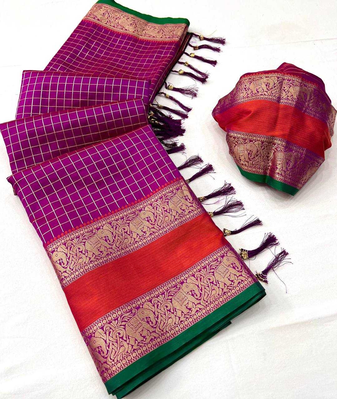 Ynf Soft Silk RIN150 Nx-235 Silk Sarees Wholesale Designer Silk Sarees Zari Border Silk Sarees Manufacturer