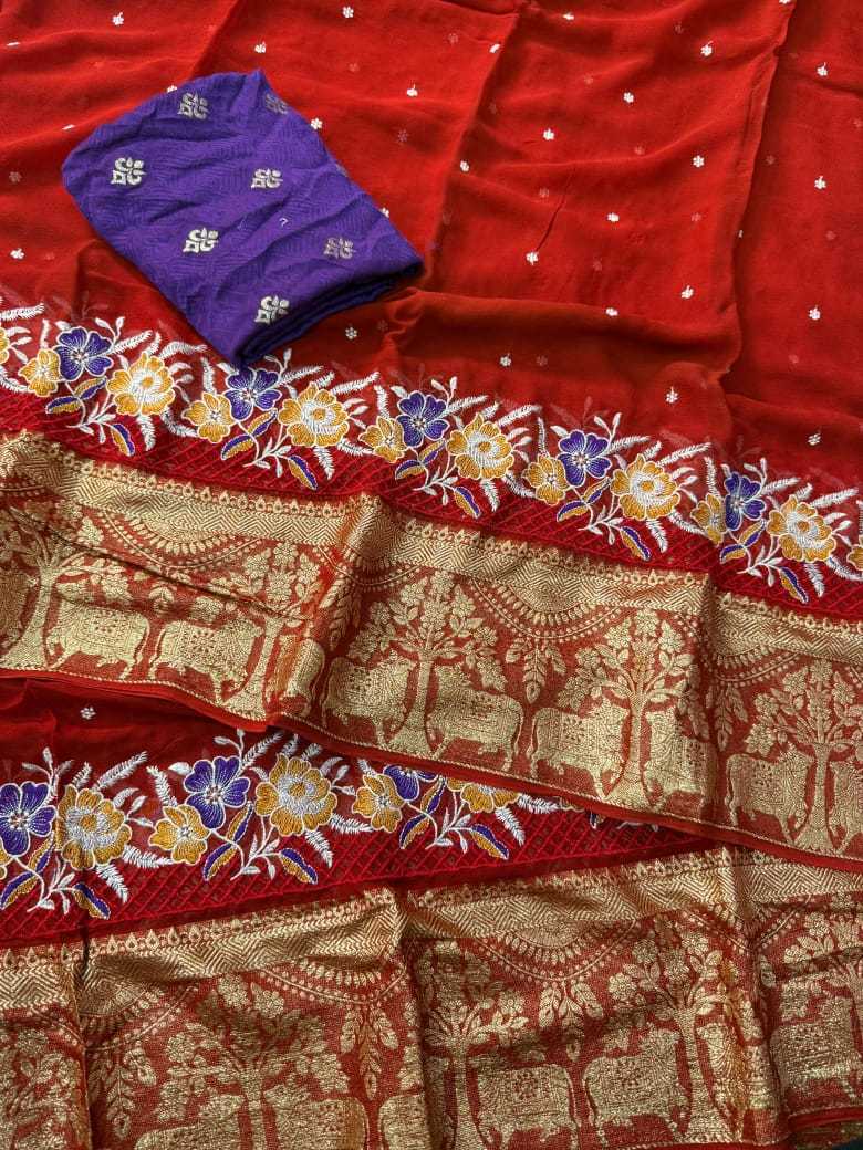 Ynf Soft Silk RIN178 Pure pichwai Embroidery Silk Sarees Wholesale Soft Silk Sarees Designer Silk Sarees Embroidered Silk Sarees Manufacturer