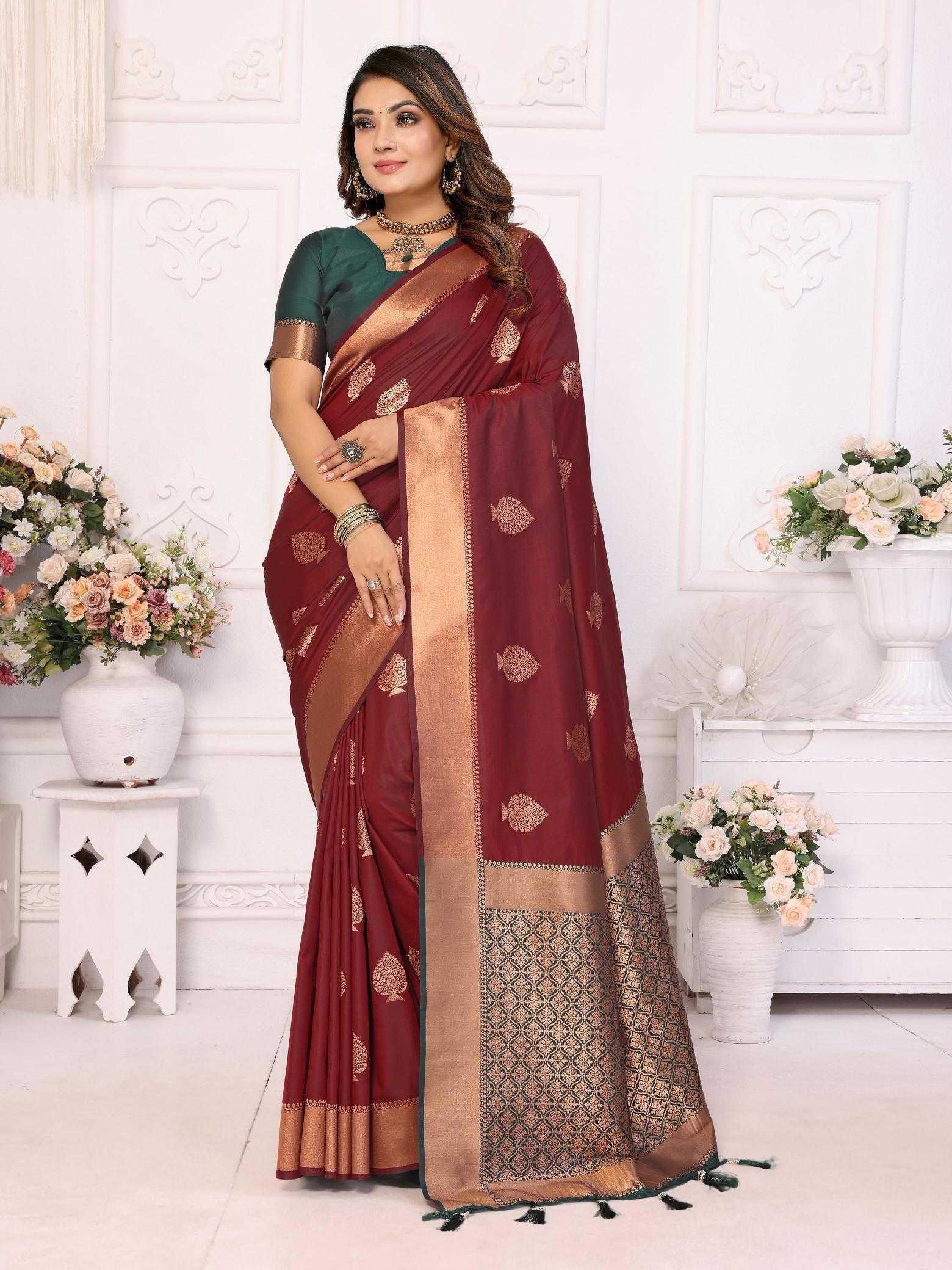 Ynf Soft Silk RIN183 SAMIRA/VARDHAMAN Silk Sarees Wholesale Soft Silk Sarees Designer Silk Sarees Silk Sarees For Weddings Manufacturer