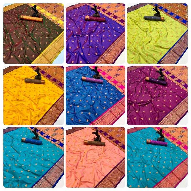 Ynf Soft Silk RIN209 Kalanjali Paithani Silk Sarees Wholesale Paithani Sarees Soft Silk Sarees Zari Border Silk Sarees Manufacturer