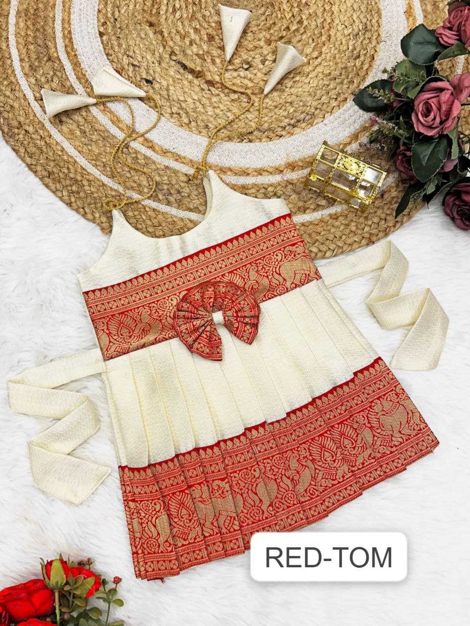 Ynf Soft Tapeta Silk KESH461 117 Kids Wear Wholesale Kids Frocks Manufacturer