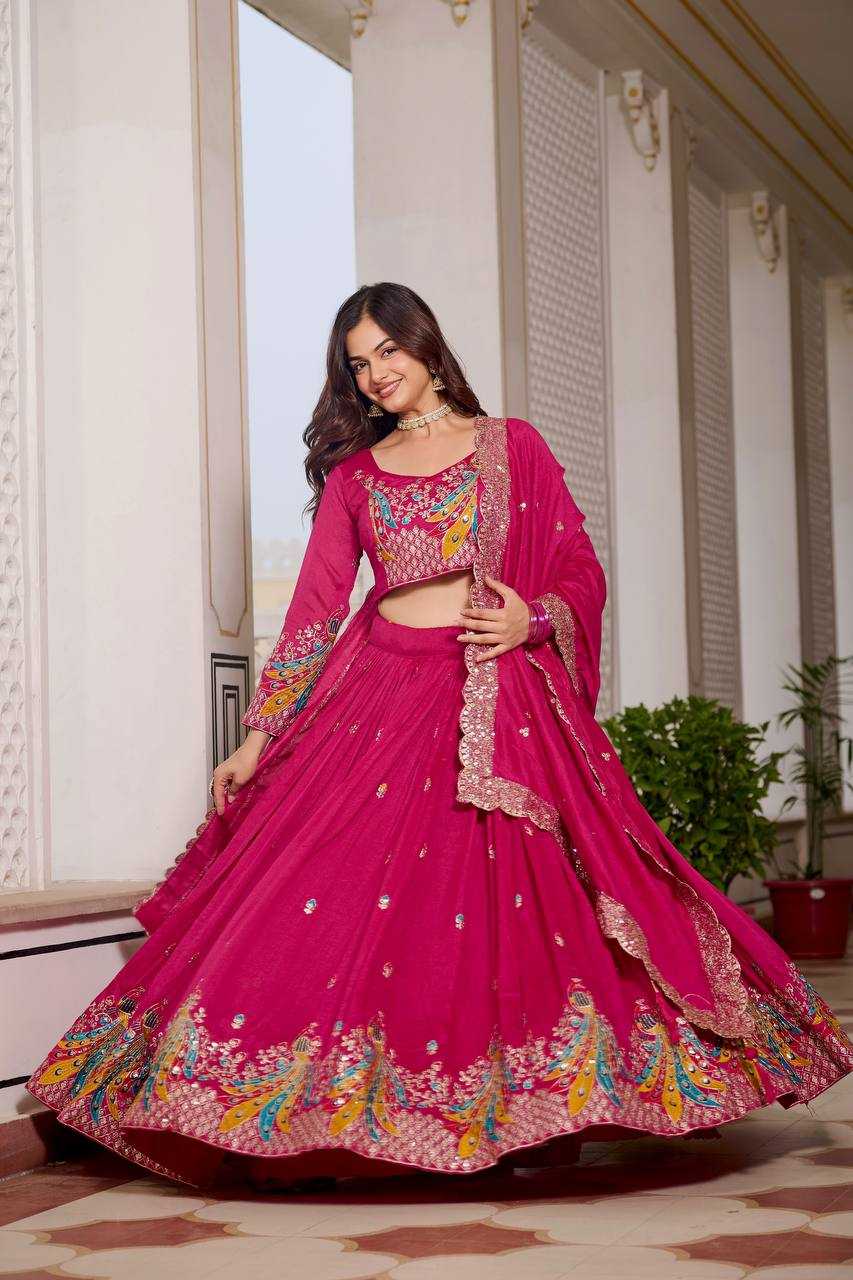 Ynf Soft Vichitra RIN197 3046 Lehengas Wholesale Designer Lehenga Fancy Lehenga Bridal Lehenga Manufacturer