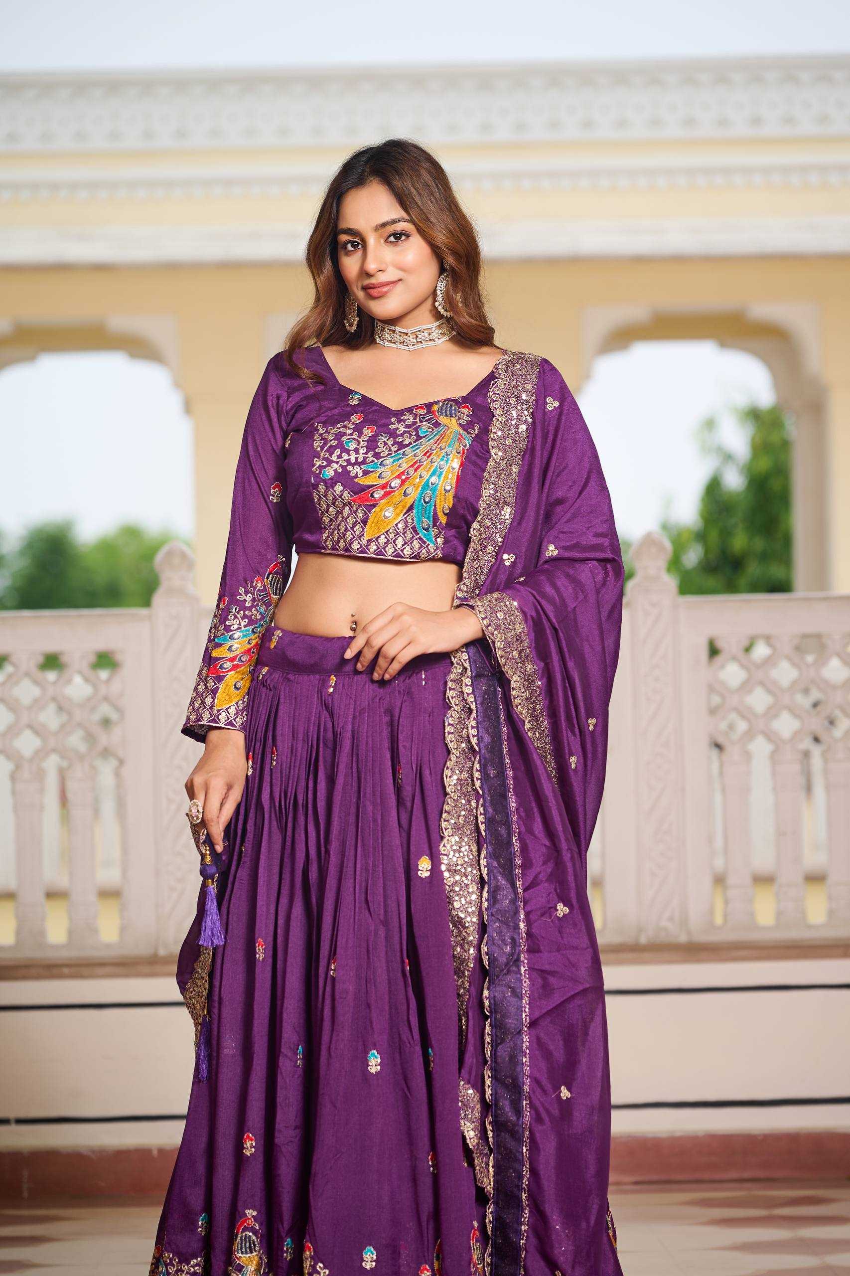 Ynf Soft Vichitra RIN197 3046 Lehengas Wholesale Designer Lehenga Fancy Lehenga Bridal Lehenga Manufacturer