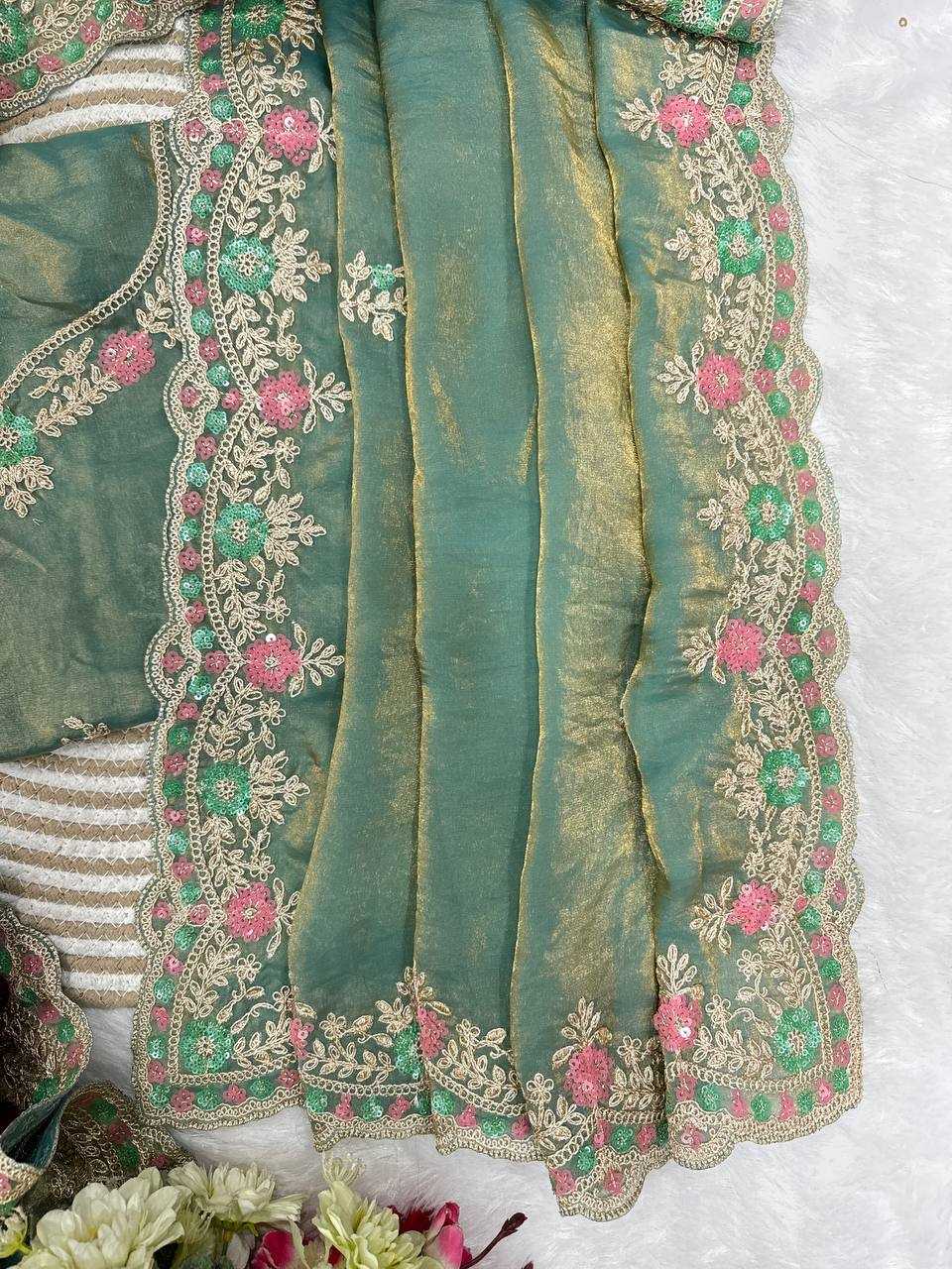 Ynf Space Silk KESH151 5487 Sarees Wholesale Party Wear Sarees Fancy Sarees Sequence Sarees Embroidered Sarees Manufacturer