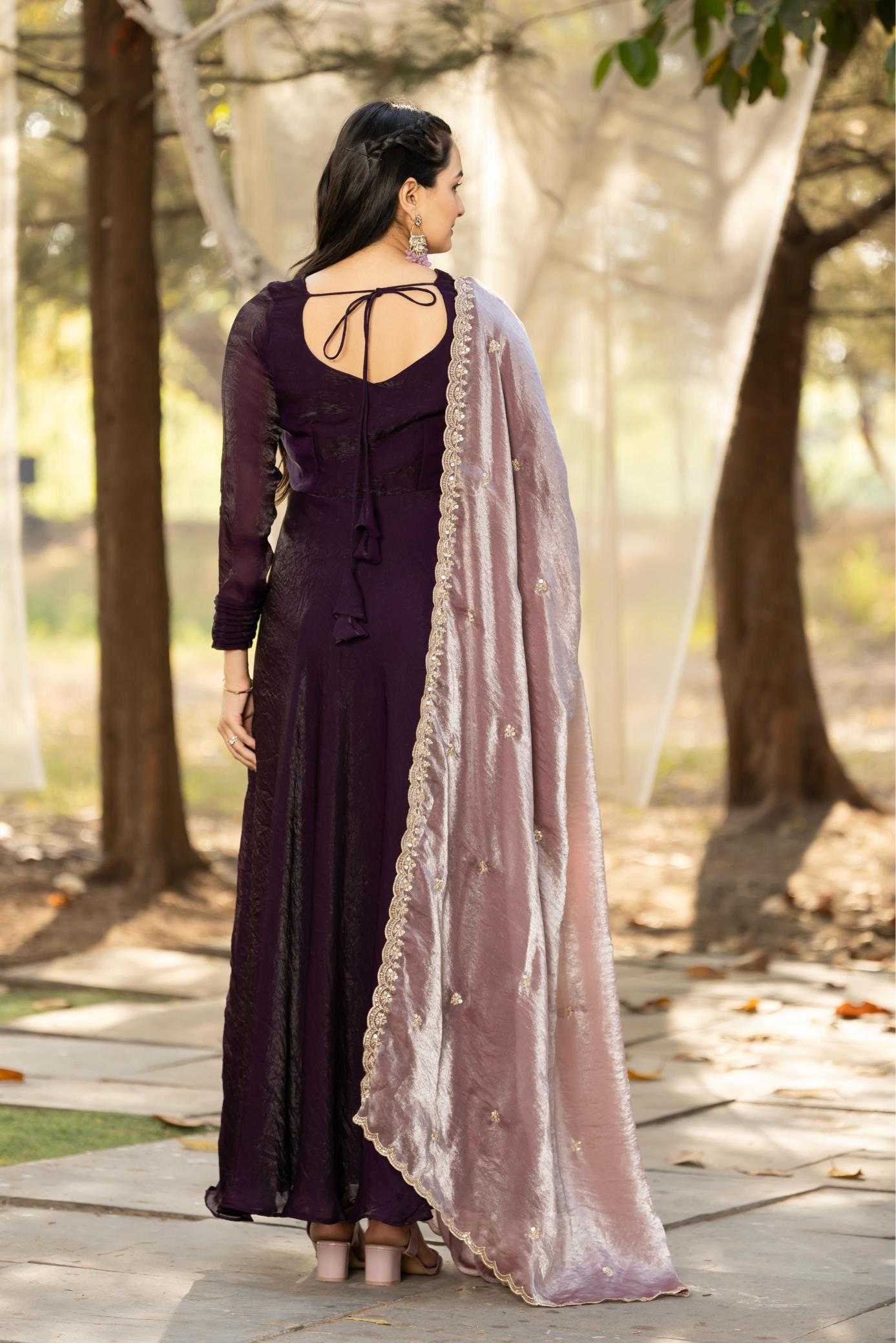 Ynf Space Silk KESH249 W2078-79 Gowns Plus Size Collections Wholesale Party Gowns Designer Gowns Silk Gowns Manufacturer