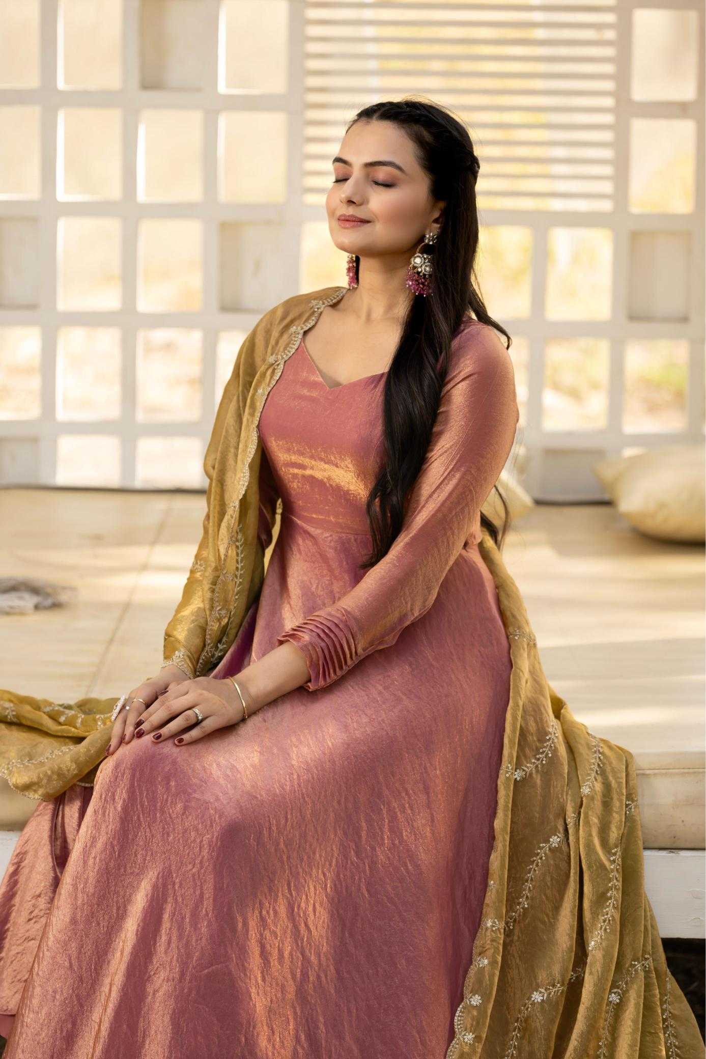 Ynf Space Silk KESH249 W2078-79 Gowns Plus Size Collections Wholesale Party Gowns Designer Gowns Silk Gowns Manufacturer
