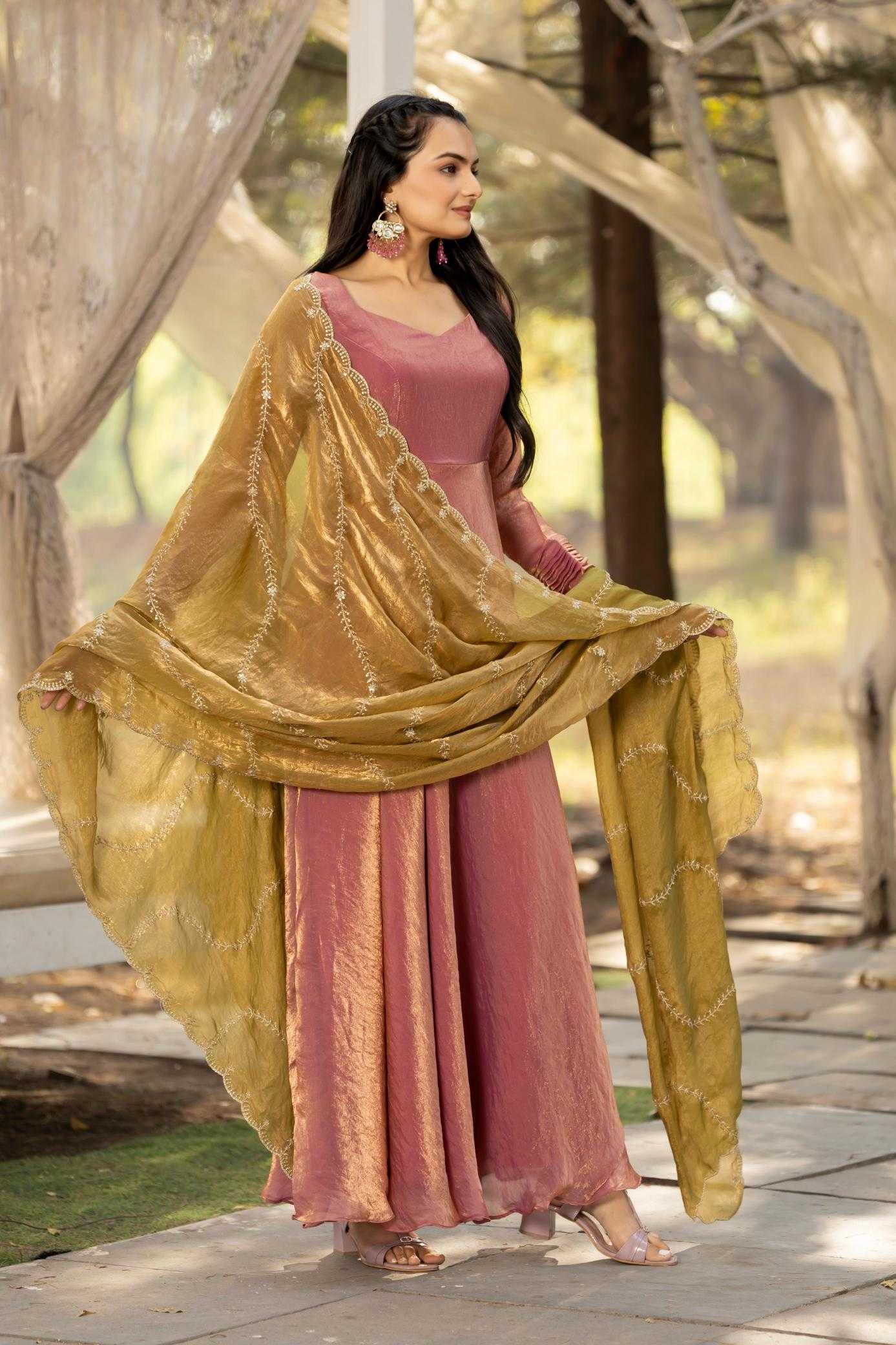 Ynf Space Silk KESH249 W2078-79 Gowns Plus Size Collections Wholesale Party Gowns Designer Gowns Silk Gowns Manufacturer