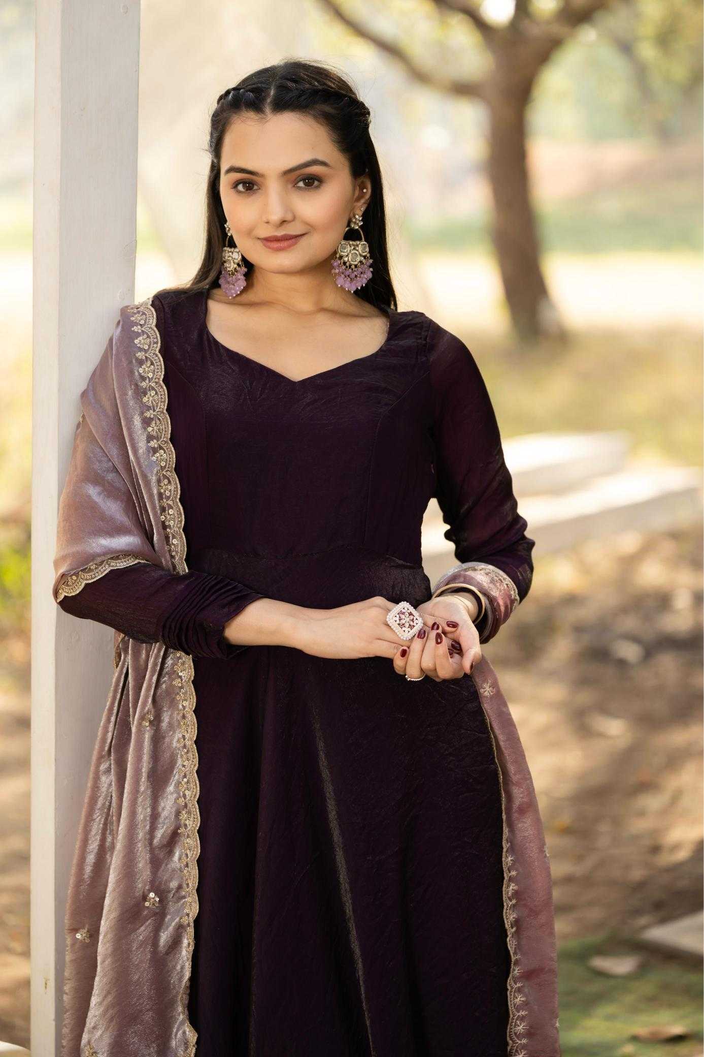 Ynf Space Silk KESH249 W2078-79 Gowns Plus Size Collections Wholesale Party Gowns Designer Gowns Silk Gowns Manufacturer
