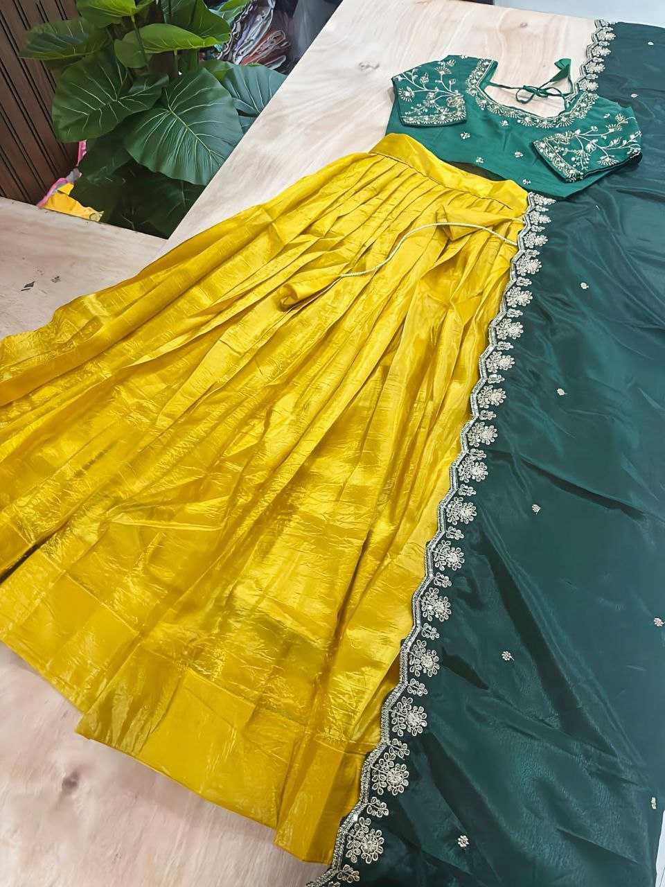 Ynf Space Silk RIN161 MOTHER Lehengas Western Wears Festive Collections Wholesale Silk Lehenga Indo-Western Lehenga Lehenga With Blouse Manufacturer