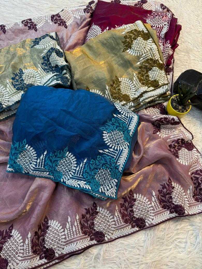 Ynf Space Silk RIN178 modern diva Silk Sarees Wholesale Designer Silk Sarees Silk Sarees For Weddings Embroidered Silk Sarees Manufacturer