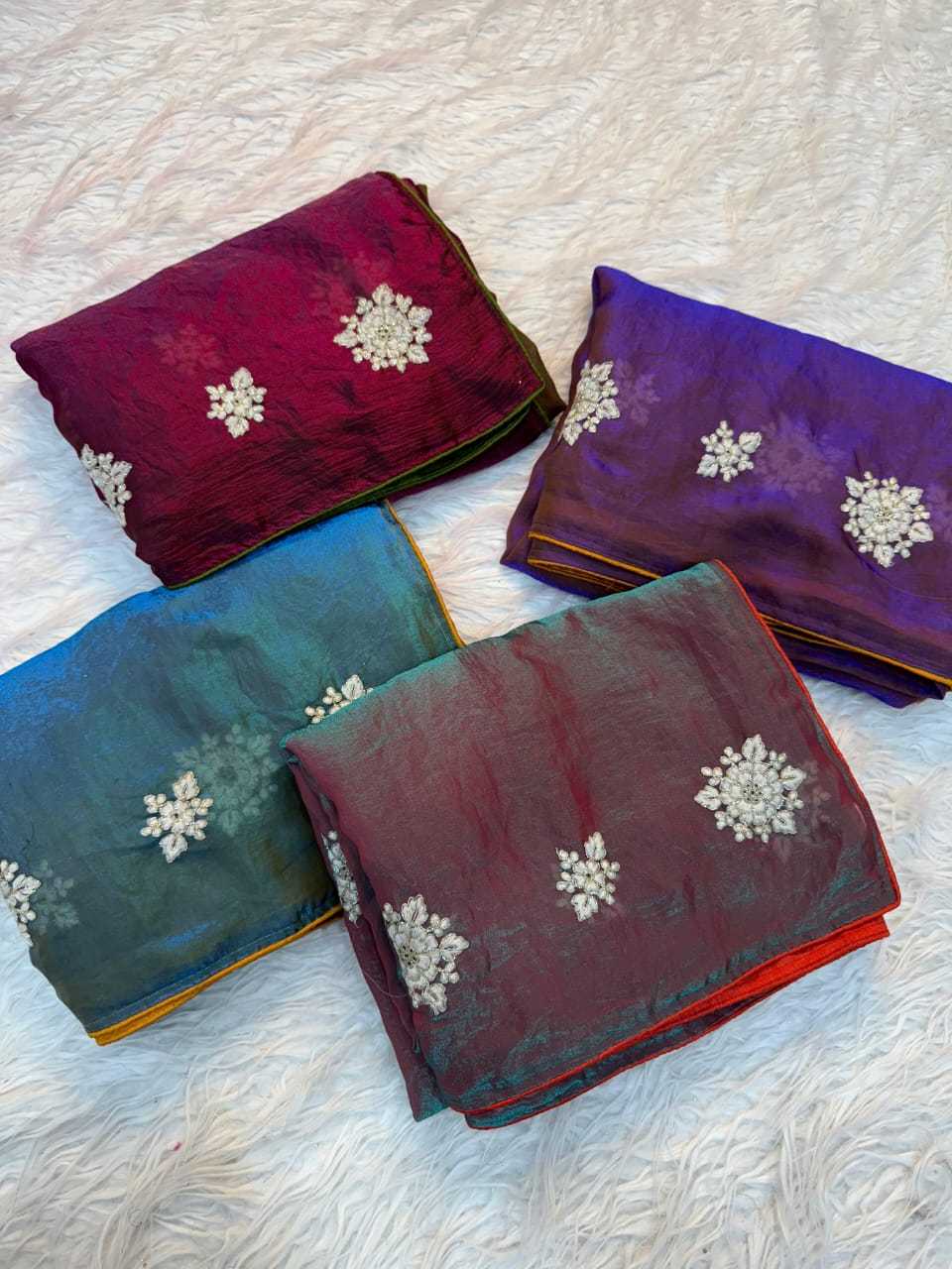 Ynf Space Silk RIN178 modern diva Silk Sarees Wholesale Party Wear Silk Sarees Designer Silk Sarees Embroidered Silk Sarees Manufacturer