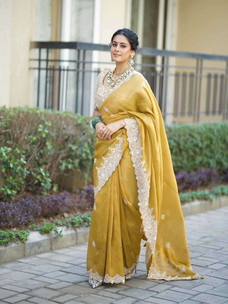 Ynf Tabby Silk KESH151 5470 Sarees Wedding Collections Festive Collections Wholesale Sequence Sarees Embroidered Sarees Silk Sarees Manufacturer