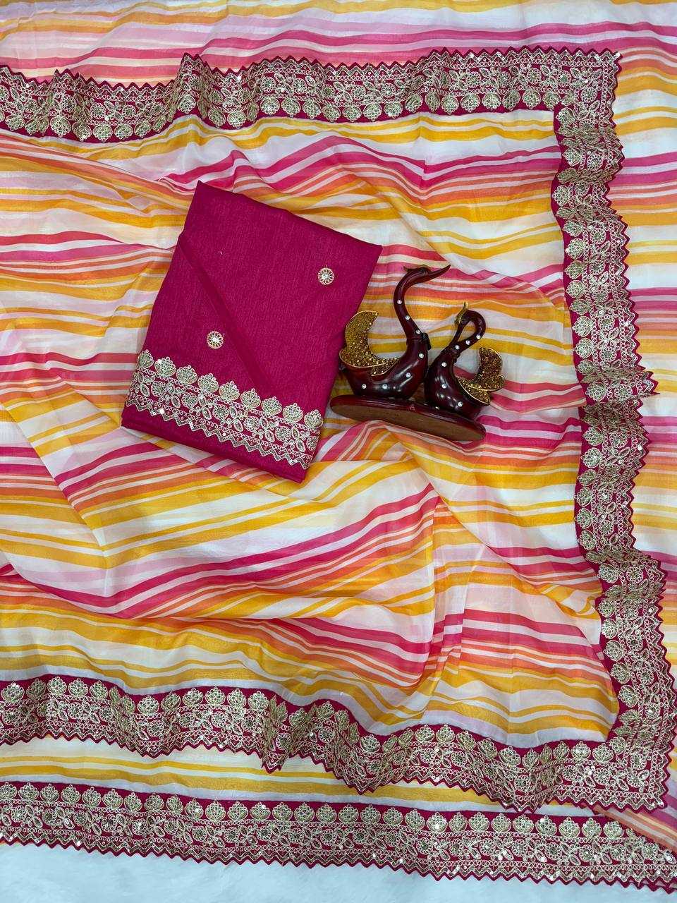 Ynf Tabby Silk KESH151 5483 Sarees Wholesale Designer Sarees Fancy Sarees Embroidered Sarees Manufacturer