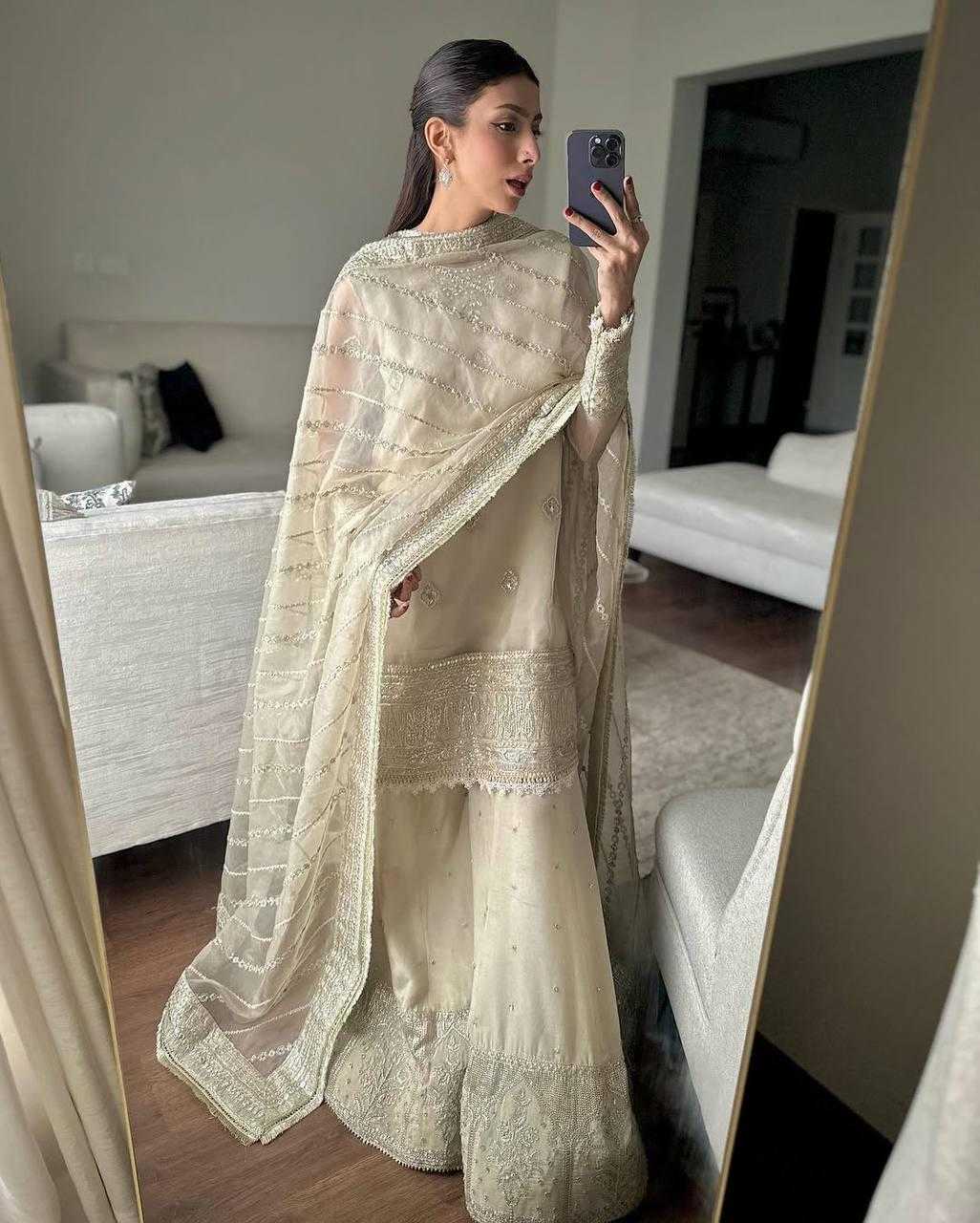 Ynf Tabby Silk Organza KESH512 1685 Suits & Dresses Wholesale Ladies Suits Sharara Salwar Suits Embroidery Suits Manufacturer