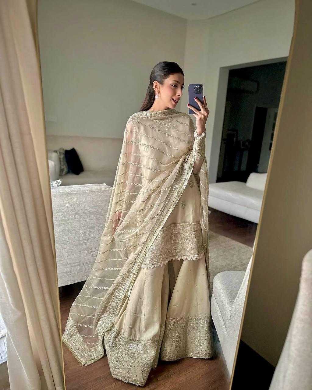 Ynf Tabby Silk Organza KESH512 1685 Suits & Dresses Wholesale Ladies Suits Sharara Salwar Suits Embroidery Suits Manufacturer