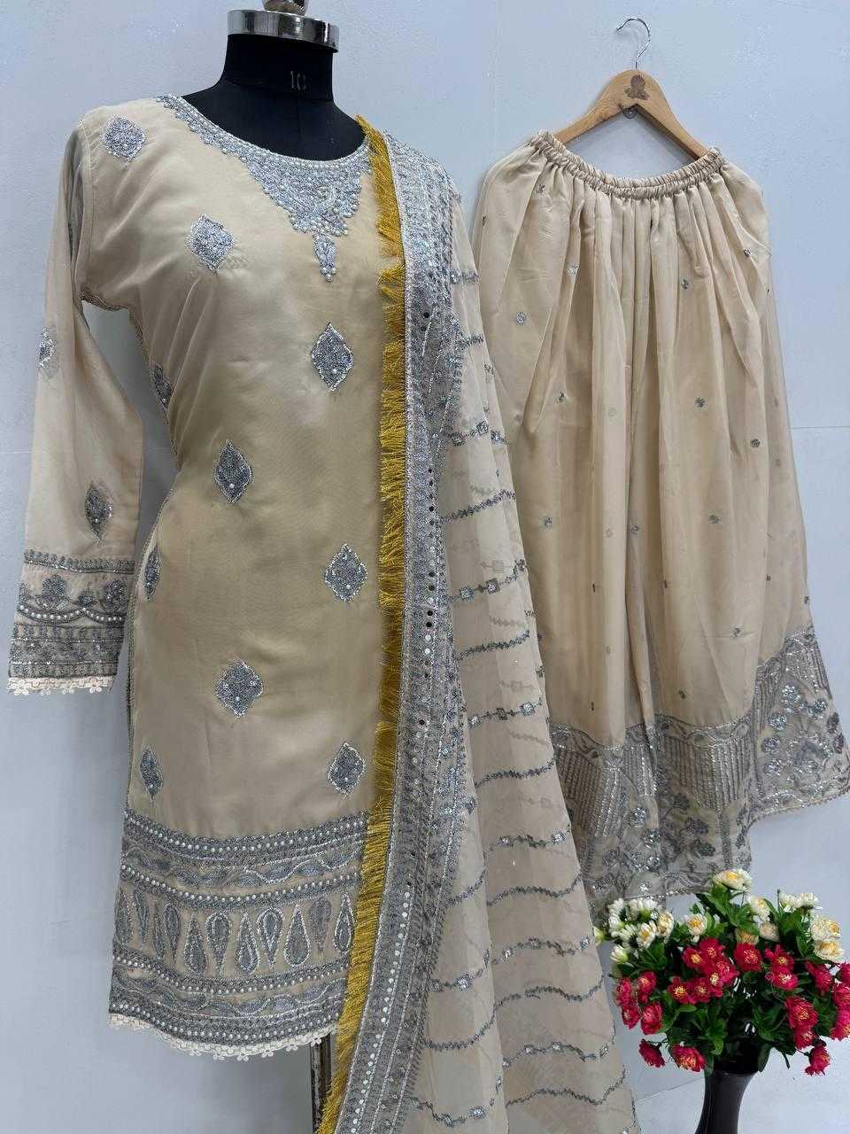Ynf Tabby Silk Organza KESH512 1685 Suits & Dresses Wholesale Ladies Suits Sharara Salwar Suits Embroidery Suits Manufacturer