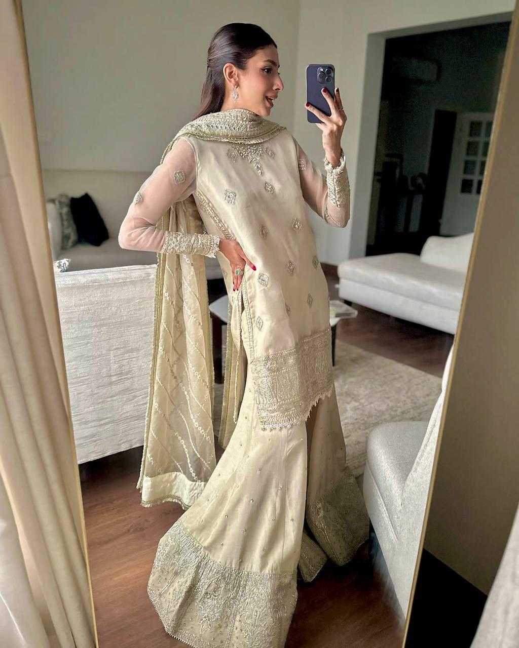 Ynf Tabby Silk Organza KESH512 1685 Suits & Dresses Wholesale Ladies Suits Sharara Salwar Suits Embroidery Suits Manufacturer