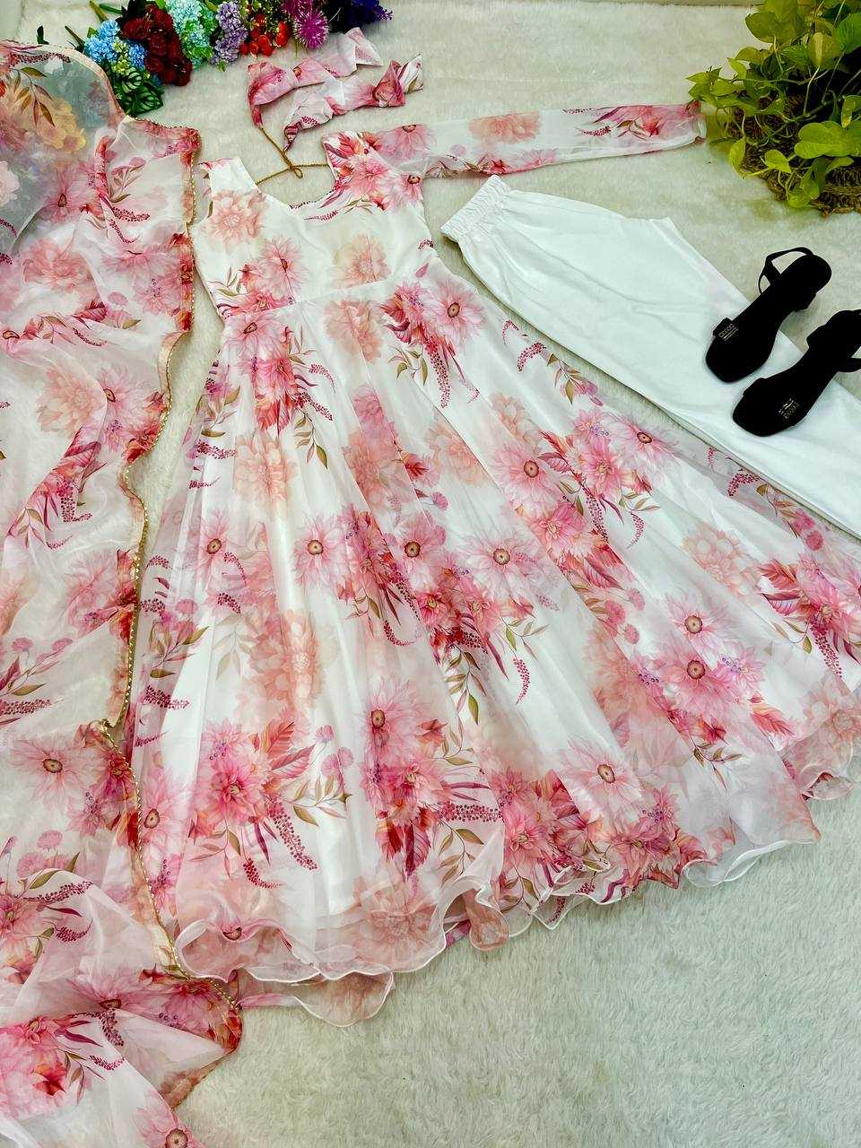 Ynf Tabby Silk Organza KESH513 430 Gowns Wholesale Fancy Gowns Party Wear Gowns Designer Gowns Manufacturer