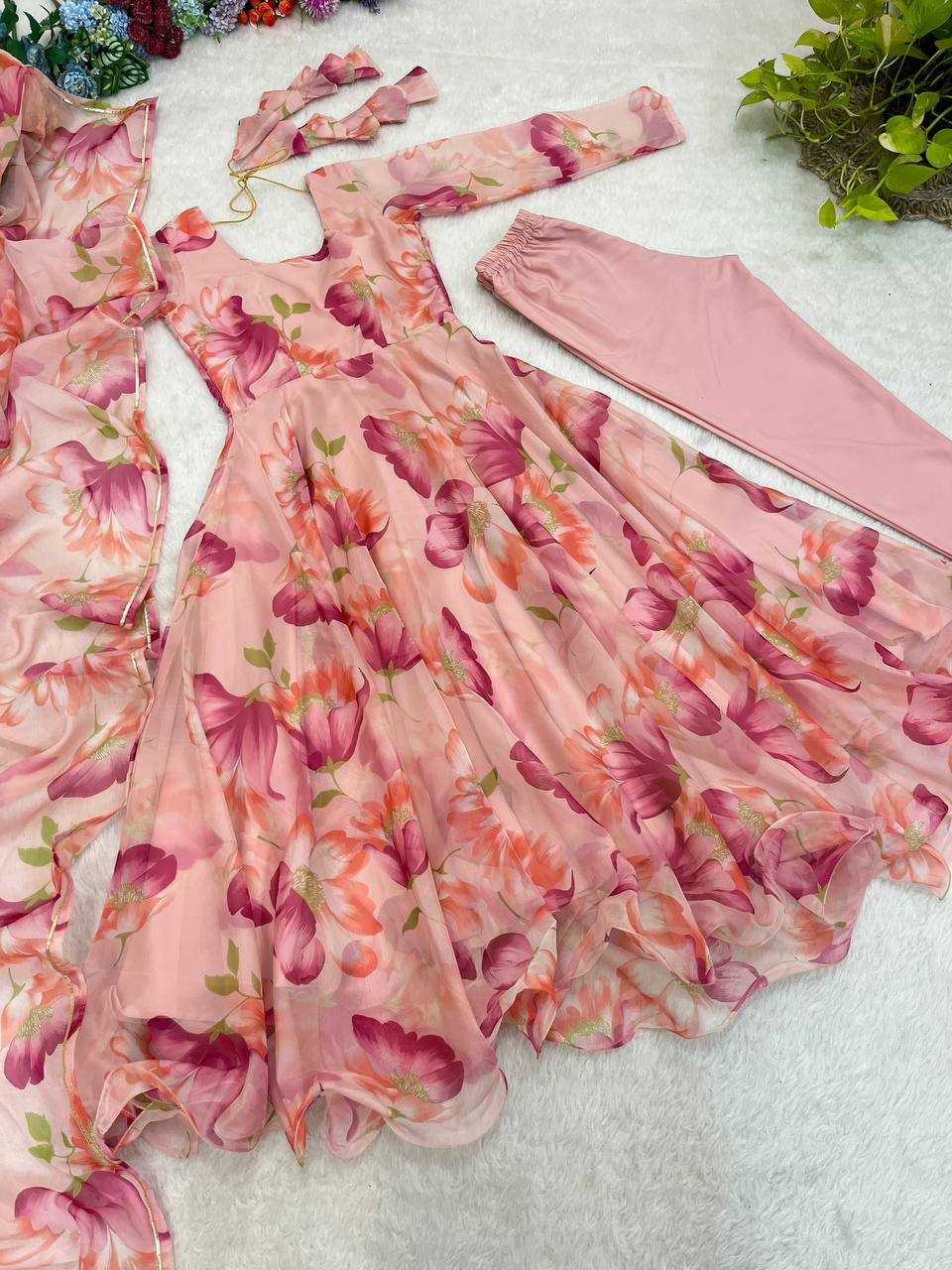 Ynf Tabby Silk Organza KESH513 433 Gowns Wholesale Fancy Gowns Party Gowns Designer Gowns Manufacturer