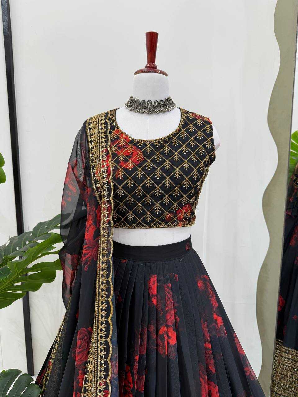 Ynf Tabby Silk RIN162 372 Lehengas Wholesale Fancy Lehenga Printed Lehenga Embroidered Lehenga Manufacturer