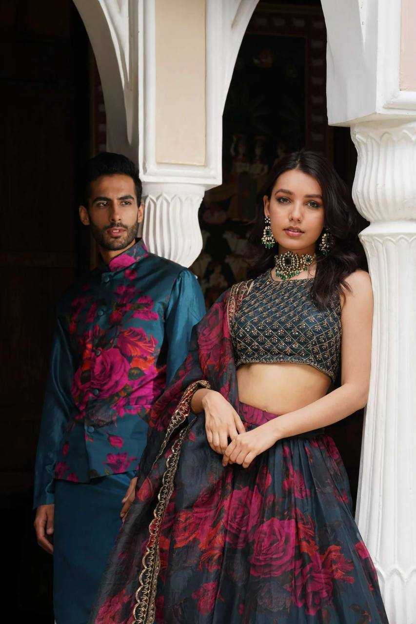 Ynf Tabby Silk RIN162 372 Lehengas Wholesale Fancy Lehenga Printed Lehenga Embroidered Lehenga Manufacturer