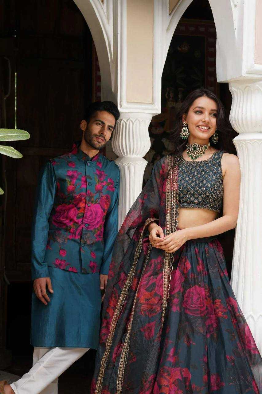 Ynf Tabby Silk RIN162 372 Lehengas Wholesale Fancy Lehenga Printed Lehenga Embroidered Lehenga Manufacturer