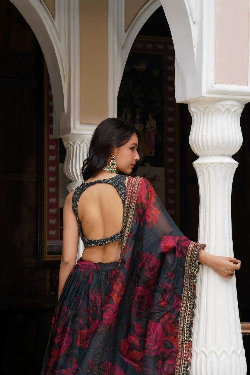 Ynf Tabby Silk RIN162 372 Lehengas Wholesale Fancy Lehenga Printed Lehenga Embroidered Lehenga Manufacturer