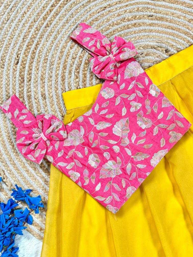 Ynf Tabby Silk RIN235 Stitch Kids Wear Wholesale Kids Lehenga Kids Lehenga Choli Baby Girl Lehenga Manufacturer