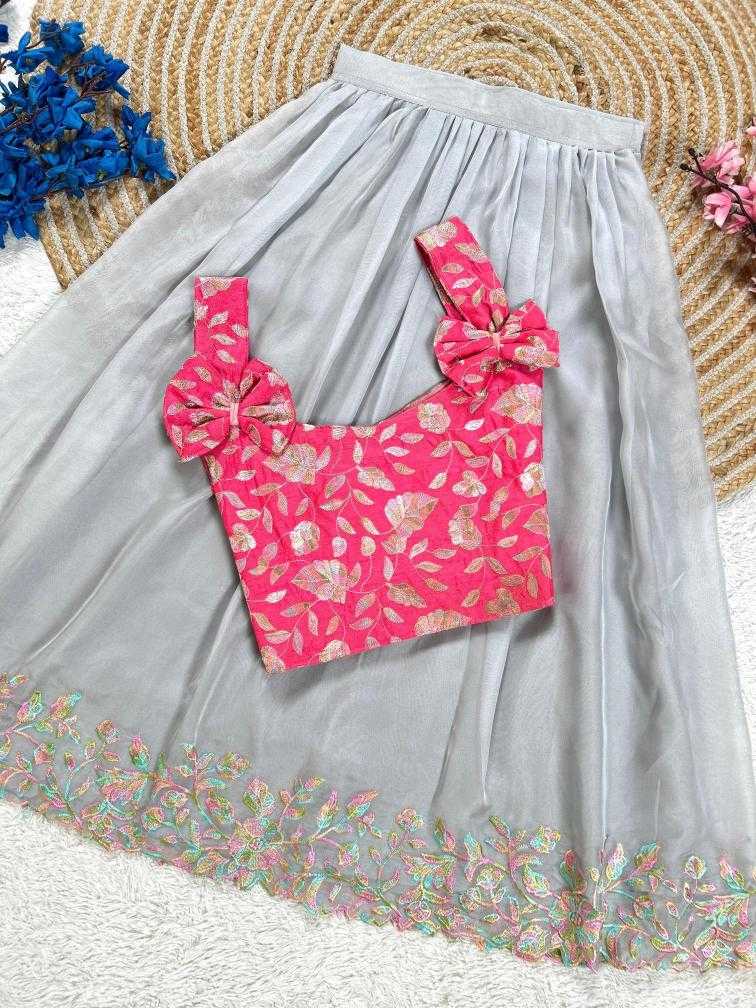 Ynf Tabby Silk RIN235 Stitch Kids Wear Wholesale Kids Lehenga Kids Lehenga Choli Baby Girl Lehenga Manufacturer