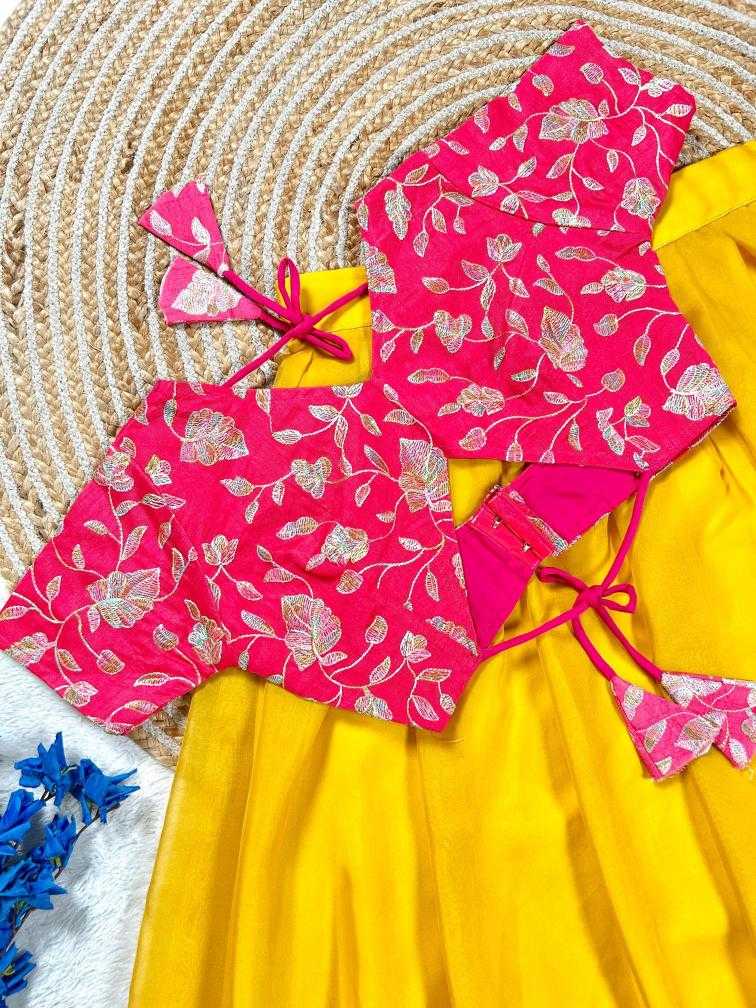 Ynf Tabby Silk RIN235 Stitch Kids Wear Wholesale Kids Lehenga Kids Lehenga Choli Baby Girl Lehenga Manufacturer