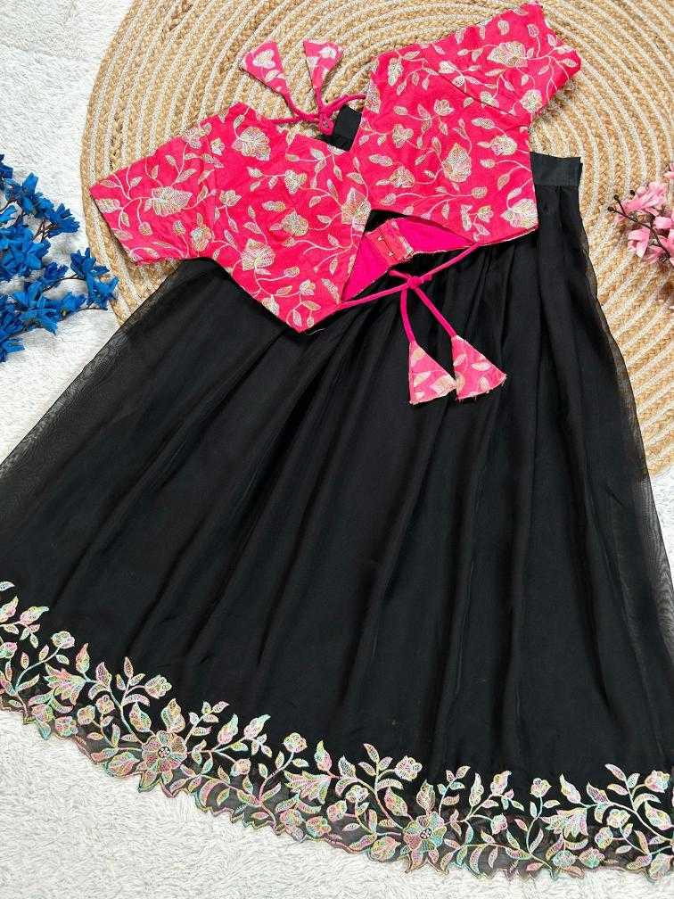 Ynf Tabby Silk RIN235 Stitch Kids Wear Wholesale Kids Lehenga Kids Lehenga Choli Baby Girl Lehenga Manufacturer