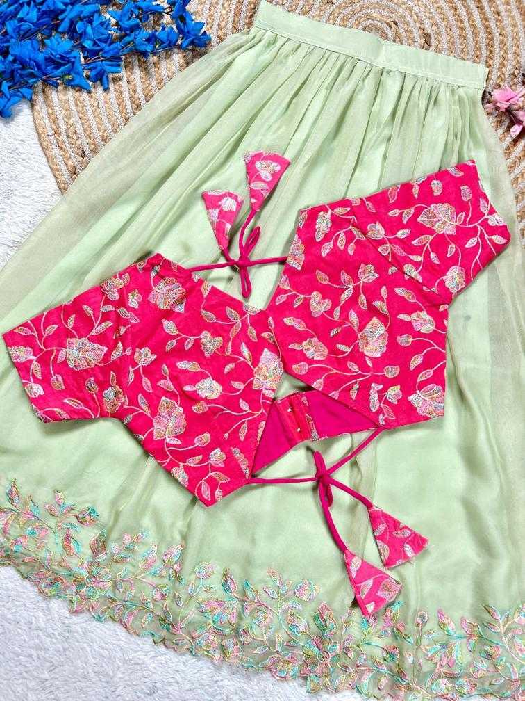Ynf Tabby Silk RIN235 Stitch Kids Wear Wholesale Kids Lehenga Kids Lehenga Choli Baby Girl Lehenga Manufacturer