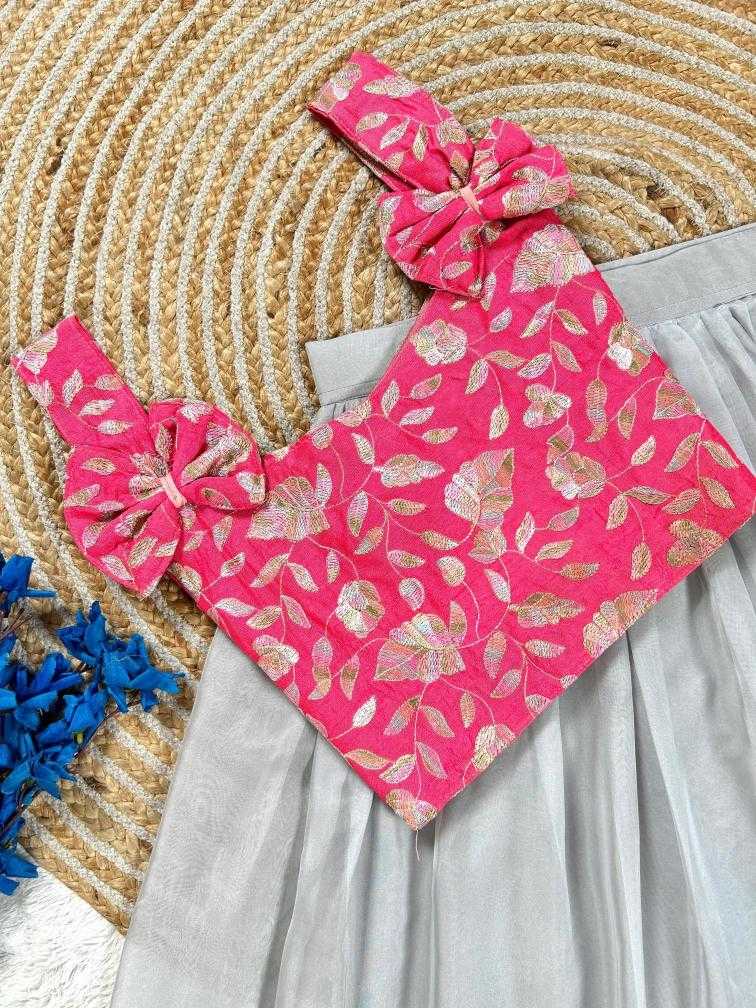 Ynf Tabby Silk RIN235 Stitch Kids Wear Wholesale Kids Lehenga Kids Lehenga Choli Baby Girl Lehenga Manufacturer