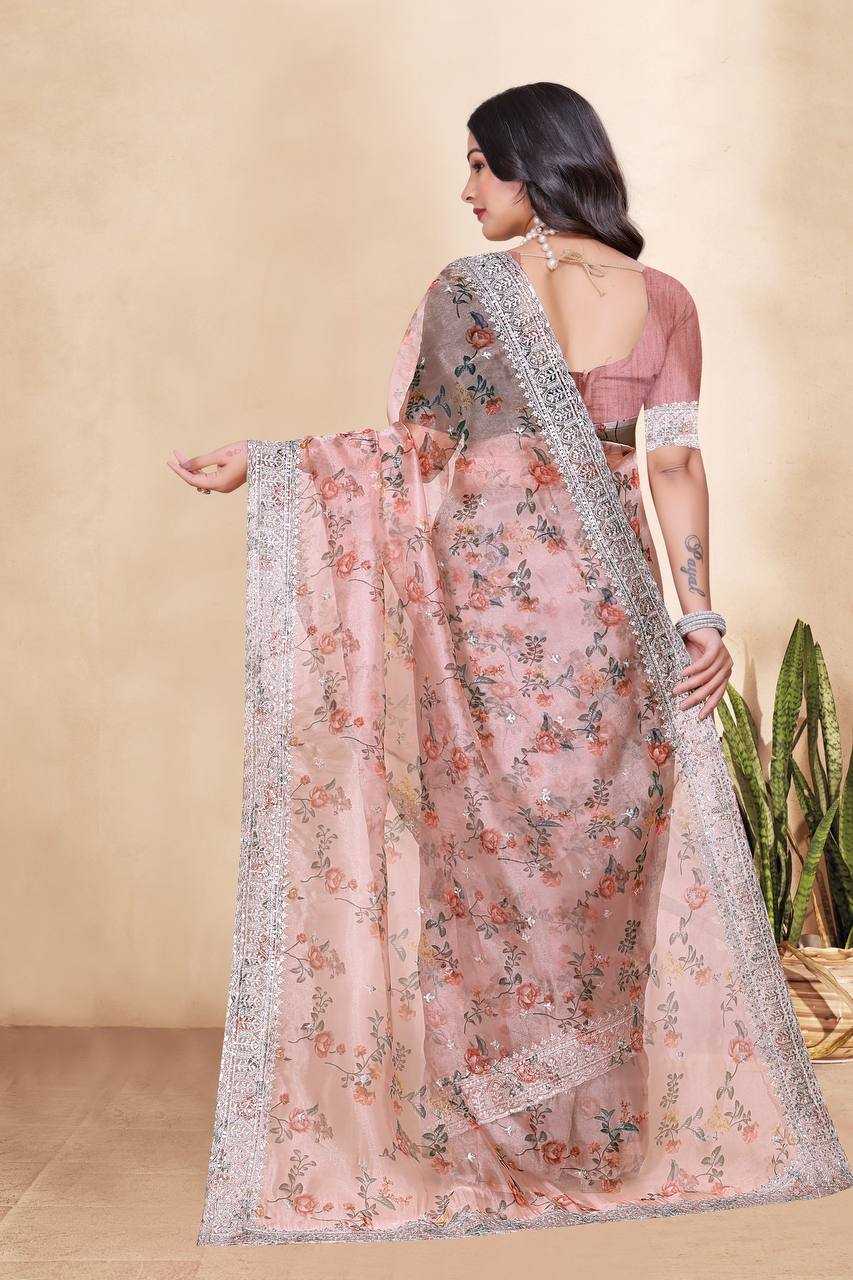 Ynf Tissue KESH556 320 Sarees Wholesale Designer Sarees Organza Sarees Manufacturer