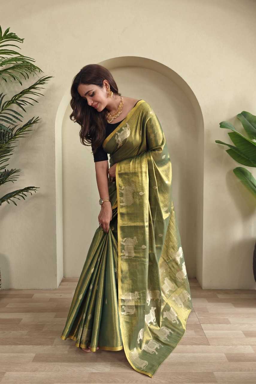 Ynf Tissue RIN197 3015 Sarees Wholesale Designer Sarees Fancy Sarees Bridal Sarees Manufacturer