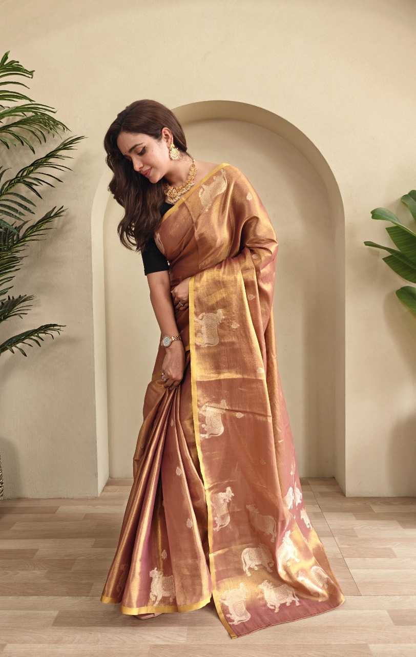 Ynf Tissue RIN197 3015 Sarees Wholesale Designer Sarees Fancy Sarees Bridal Sarees Manufacturer