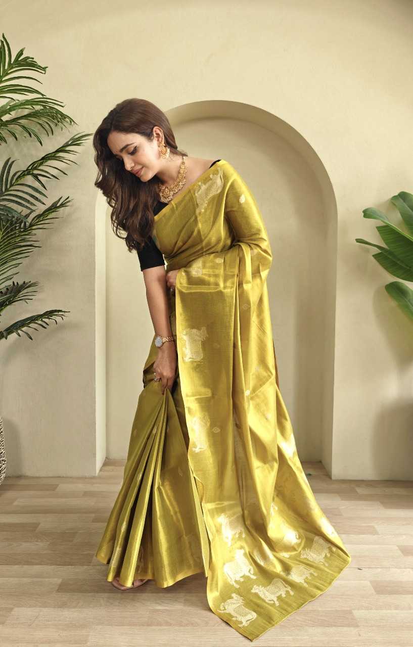 Ynf Tissue RIN197 3015 Sarees Wholesale Designer Sarees Fancy Sarees Bridal Sarees Manufacturer