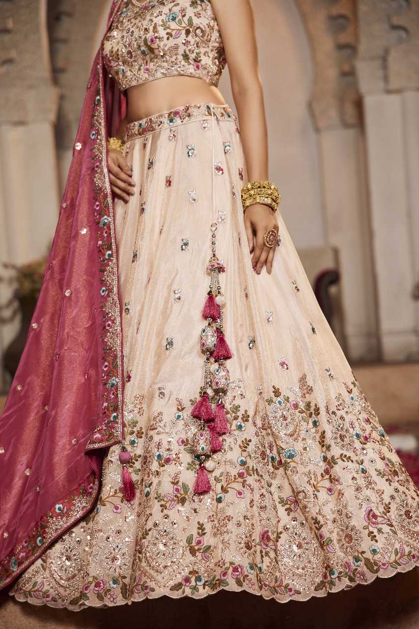 Ynf Tissue RIN197 3021 Lehengas Wholesale Designer Lehenga Bridal Lehenga Wedding Lehenga Manufacturer