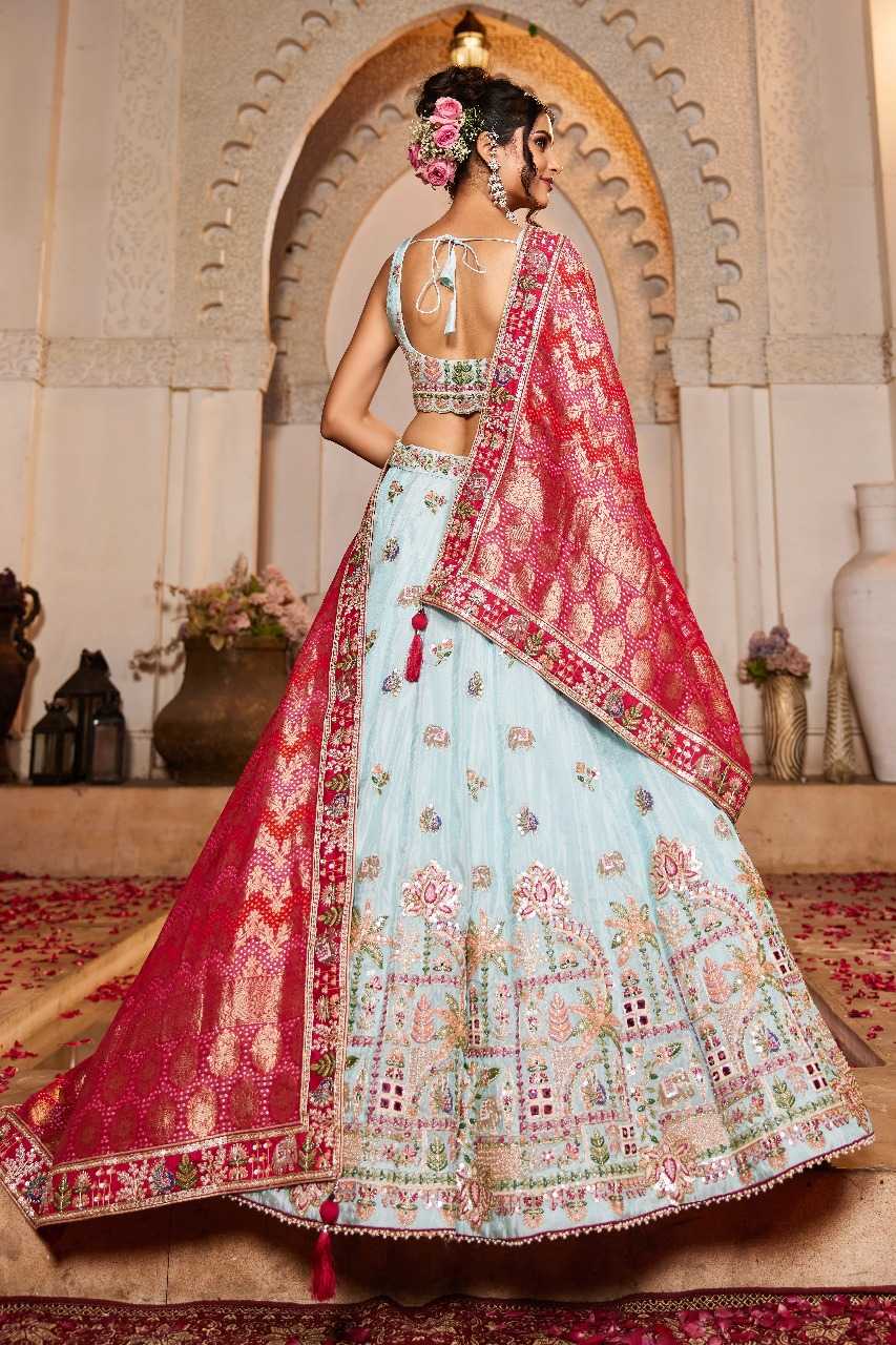 Ynf Tissue RIN197 3022 Lehengas Wholesale Designer Lehenga Bridal Lehenga Embroidered Lehenga Manufacturer