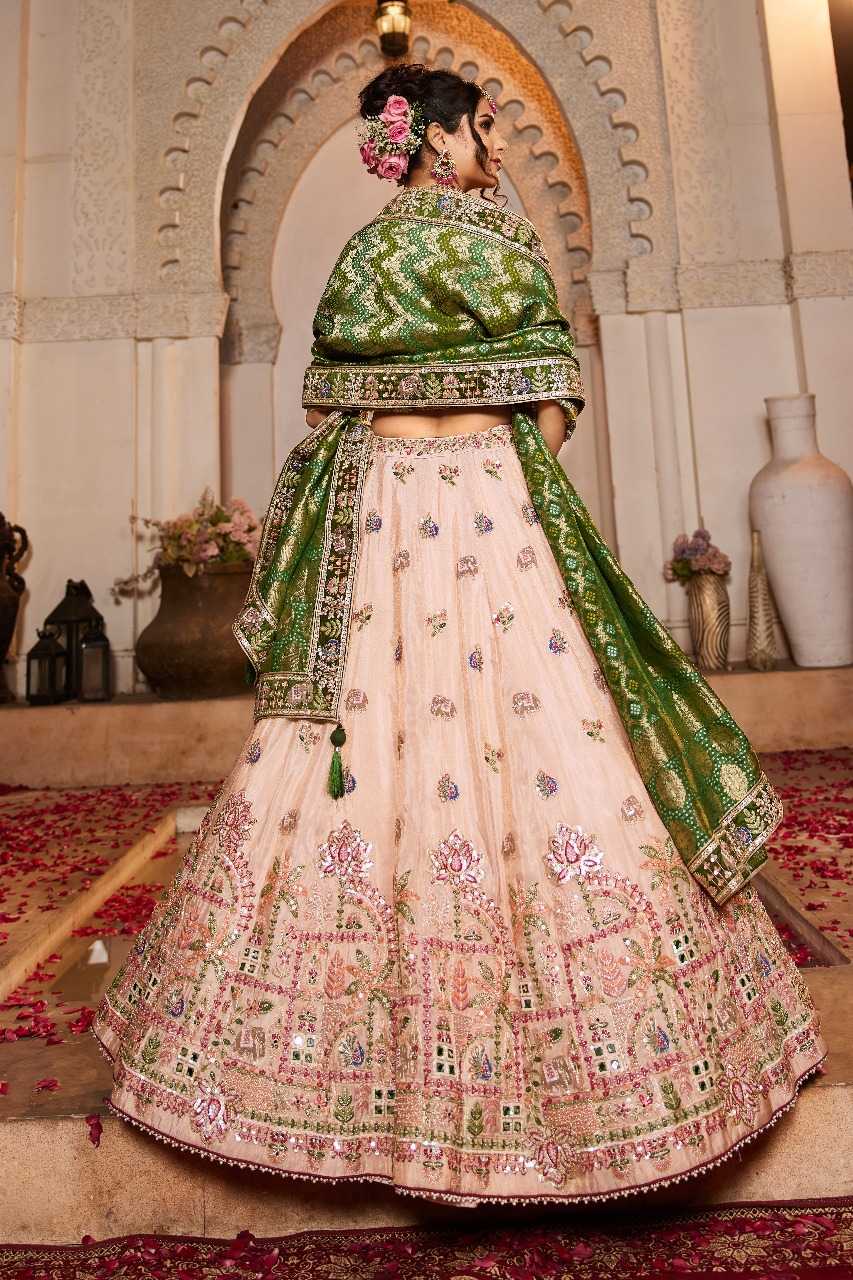 Ynf Tissue RIN197 3022 Lehengas Wholesale Designer Lehenga Bridal Lehenga Embroidered Lehenga Manufacturer