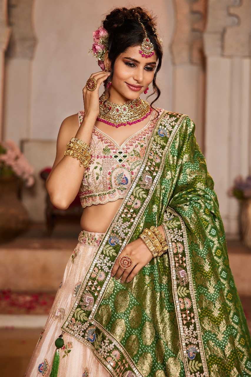 Ynf Tissue RIN197 3022 Lehengas Wholesale Designer Lehenga Bridal Lehenga Embroidered Lehenga Manufacturer