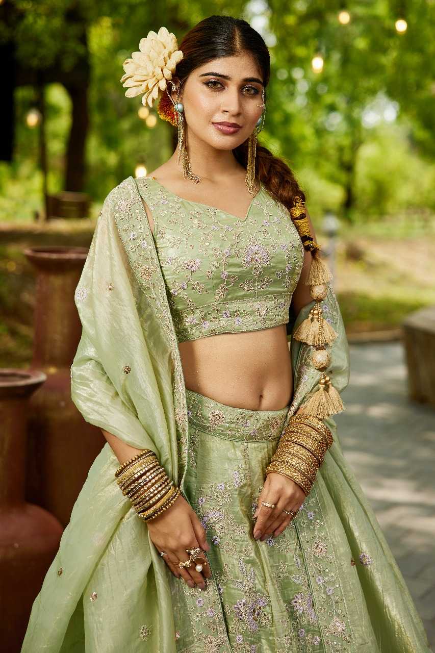 Ynf Tissue RIN197 3023 Lehengas Wholesale Designer Lehenga Fancy Lehenga Bridal Lehenga Manufacturer