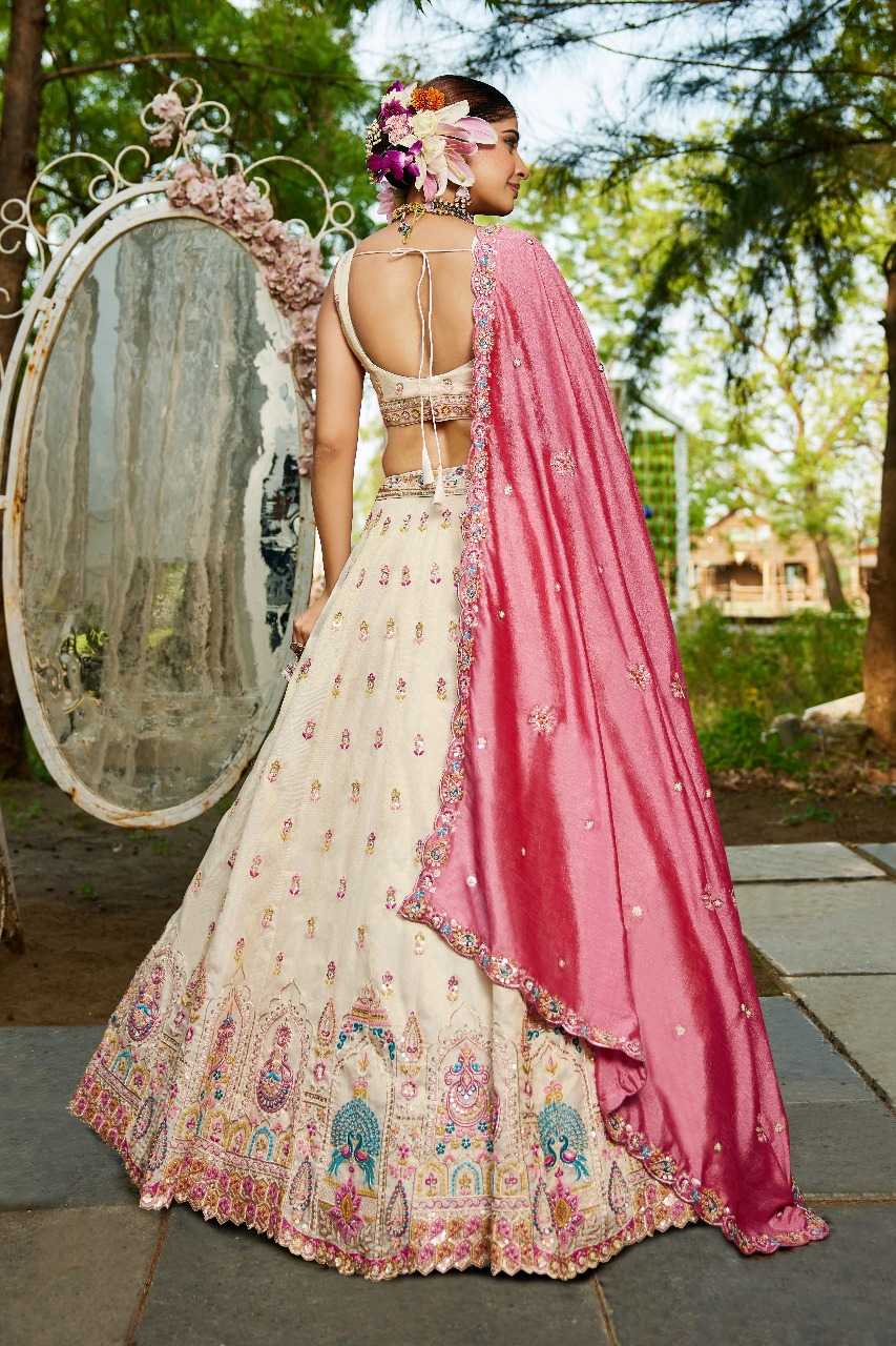 Ynf Tissue RIN197 3026 Lehengas Wholesale Designer Lehenga Bridal Lehenga Embroidered Lehenga Manufacturer