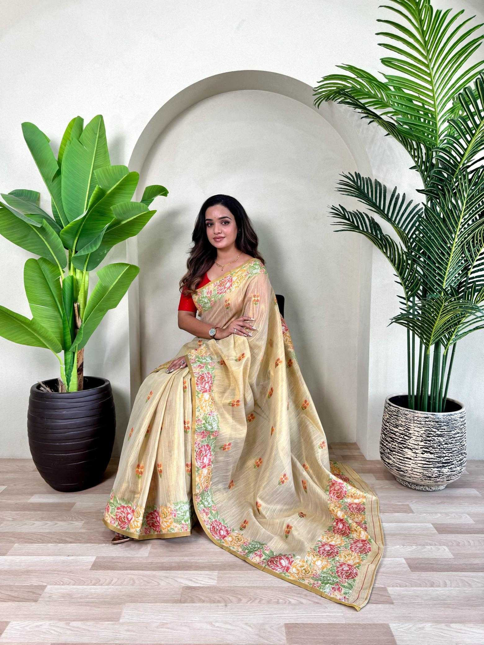 Ynf Tissue Silk KESH249 BHAKTI Silk Sarees Wholesale Designer Silk Sarees Zari Border Silk Sarees Silk Sarees For Weddings Manufacturer
