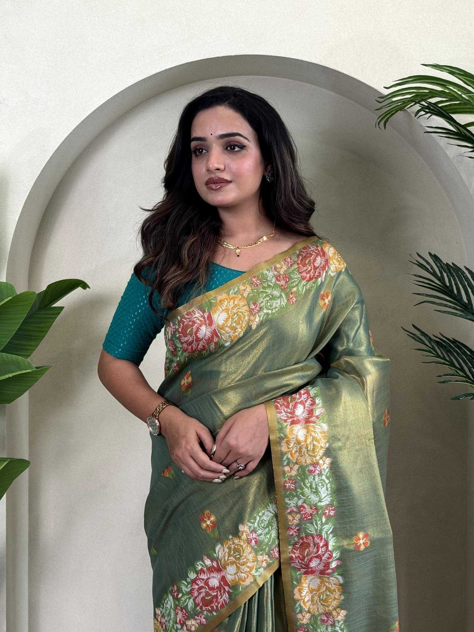 Ynf Tissue Silk KESH249 BHAKTI Silk Sarees Wholesale Designer Silk Sarees Zari Border Silk Sarees Silk Sarees For Weddings Manufacturer