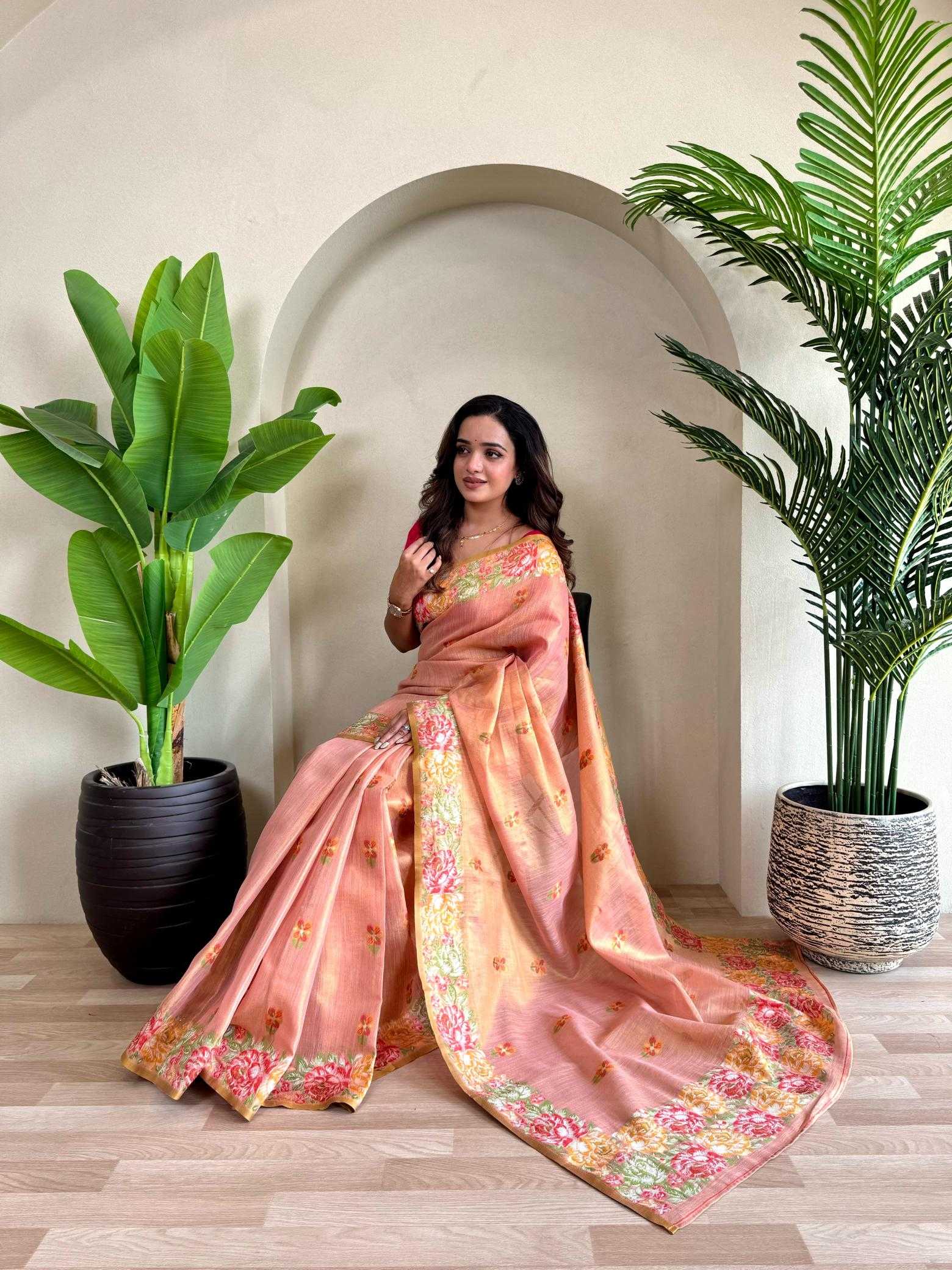 Ynf Tissue Silk KESH249 BHAKTI Silk Sarees Wholesale Designer Silk Sarees Zari Border Silk Sarees Silk Sarees For Weddings Manufacturer