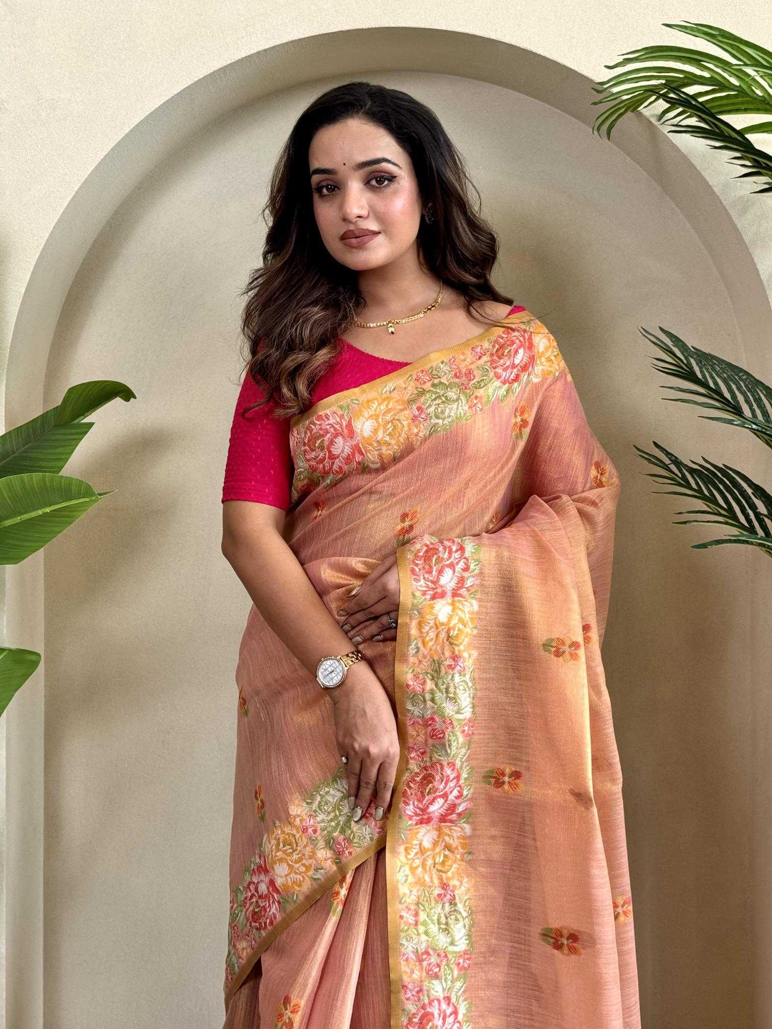 Ynf Tissue Silk KESH249 BHAKTI Silk Sarees Wholesale Designer Silk Sarees Zari Border Silk Sarees Silk Sarees For Weddings Manufacturer